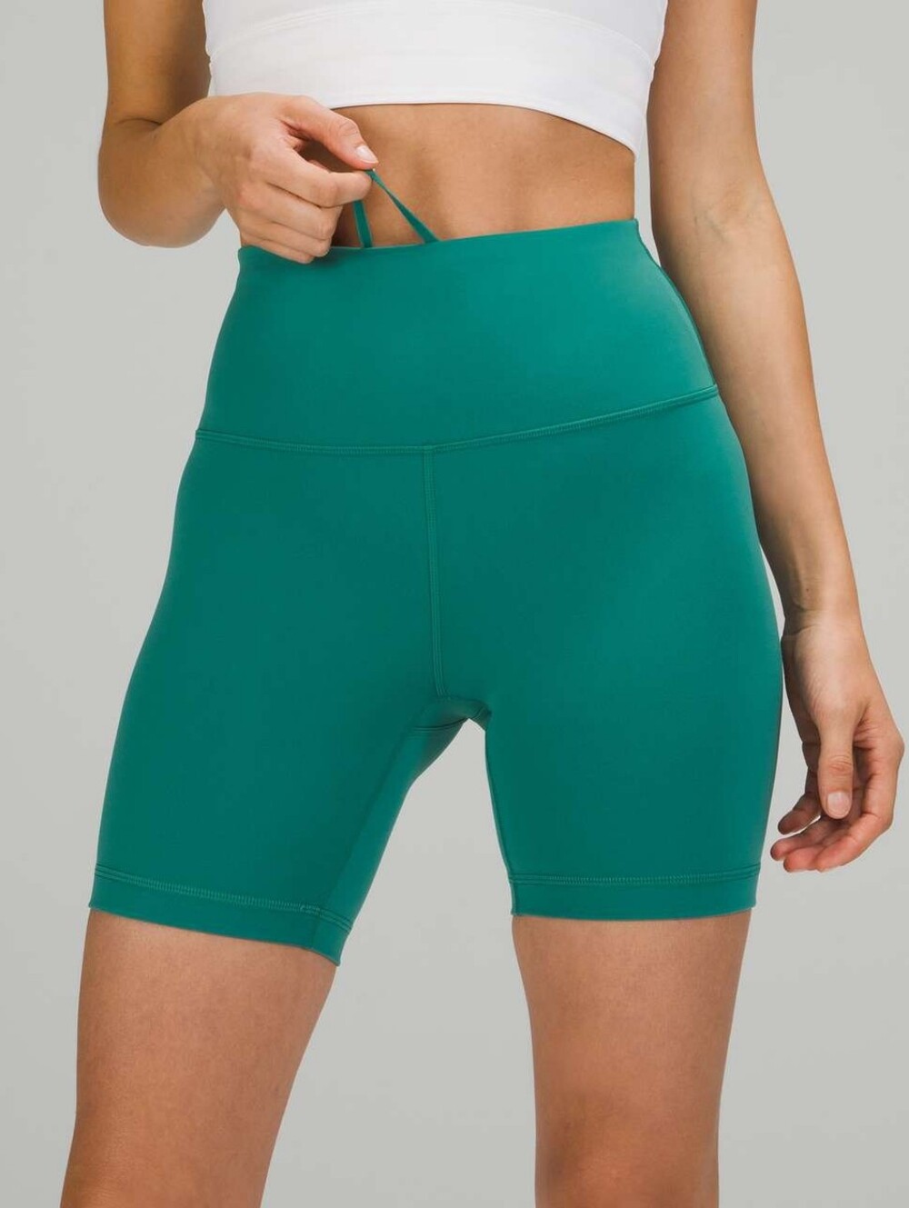 NWOT Lululemon Wunder Train High-Rise Short 6" Teal Lagoon Active Lounge Size 4